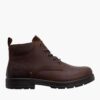 Hi-Tec Brown Lace Up Leather Boots