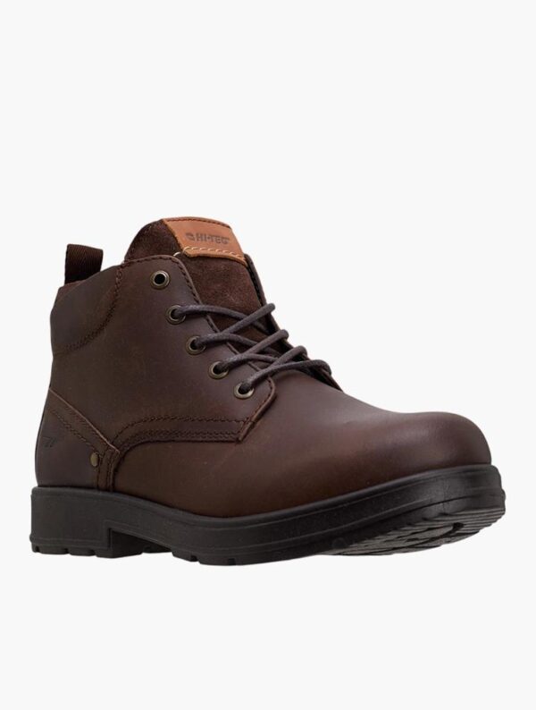 Hi-Tec Brown Lace Up Leather Boots